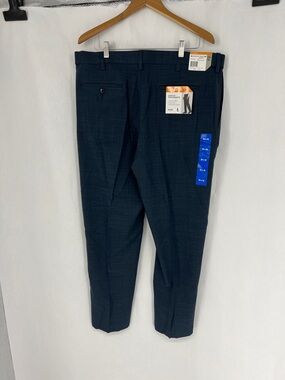Savane Blue Stretch Performance Dress Pants 38x30